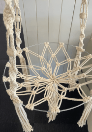 Macrame Workshop: Hanging Round Tray or Cat Bed