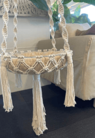 Macrame Workshop: Hanging Round Tray or Cat Bed