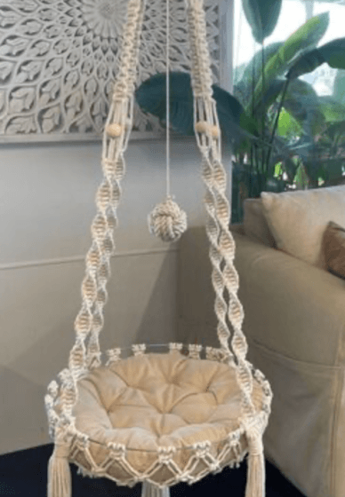 Macrame Workshop: Hanging Round Tray or Cat Bed