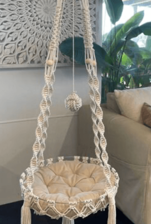 Macrame Workshop: Hanging Round Tray or Cat Bed