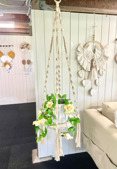 Macrame Workshop: Hanging Round Tray or Cat Bed