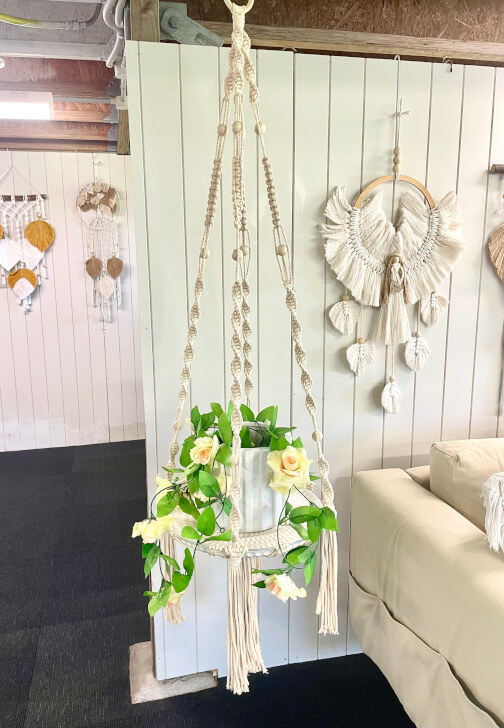 Macrame Workshop: Hanging Round Tray or Cat Bed