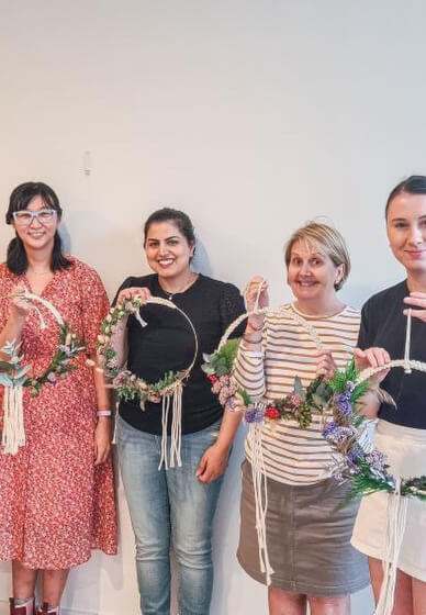 Macrame Wreath and Floral Workshop - Bowral