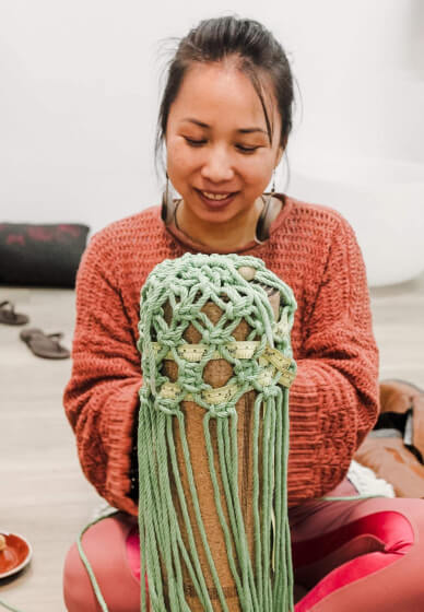 Macrame Yoga Mat Bag Making Course