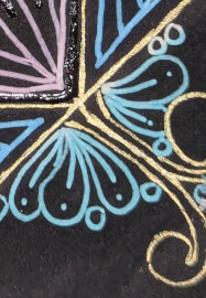 Magical White on Black - Zentangle® Inspired Art Class