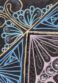 Magical White on Black - Zentangle® Inspired Art Class