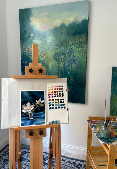 Magnolia and Banksia - Water Mixable Oil Painting Workshop