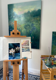 Magnolia and Banksia - Water Mixable Oil Painting Workshop