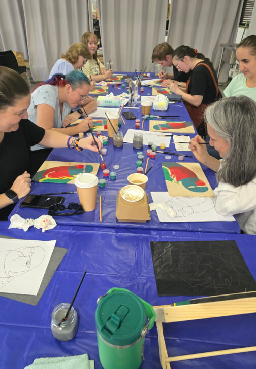 Magpie Guided Painting Workshop