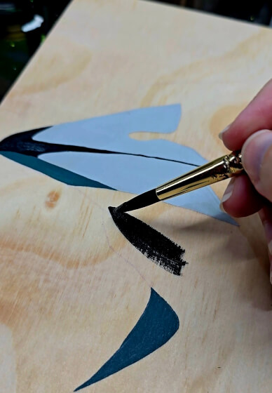 Magpie Painting Class for Beginners