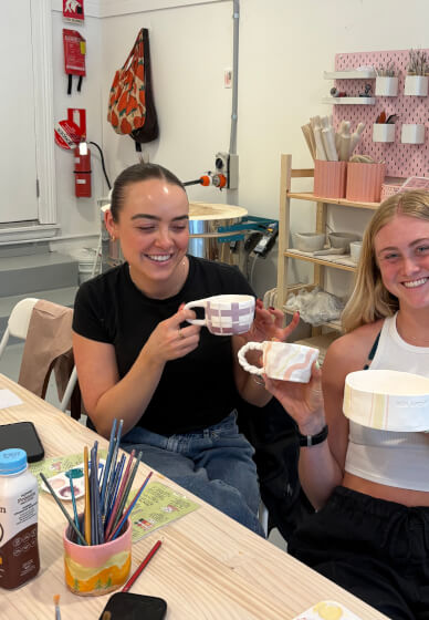 Make a Breakfast Set Course: Handbuild and Ceramic Paint