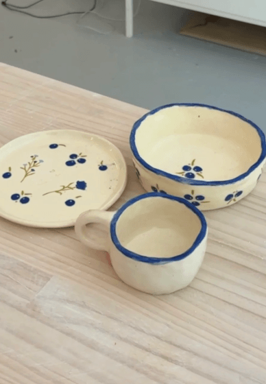 Make a Breakfast Set Course: Handbuild and Ceramic Paint