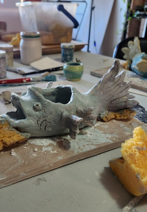 Make a Fish-Shaped Planter or Tea Light Holder Workshop