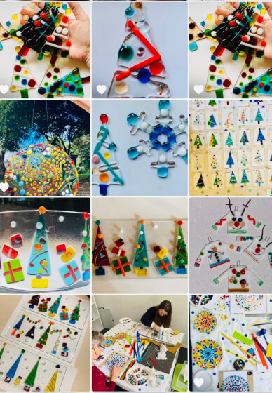 Make a Fused Glass Christmas Tree Decoration in Goodwood