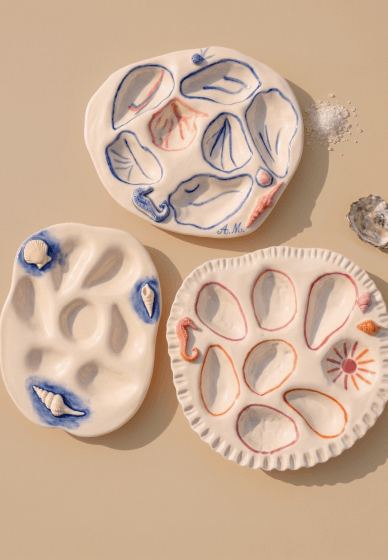 Make an Oyster Platter: Hand-Building Pottery Class