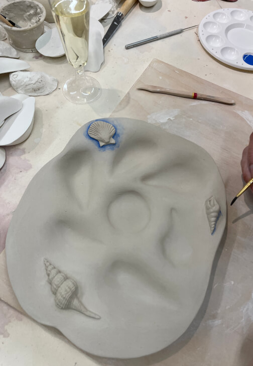 Make an Oyster Platter: Hand-Building Pottery Class