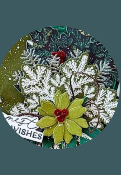 Make Elegant Pine Snowflakes Cards: Virtual Retreat