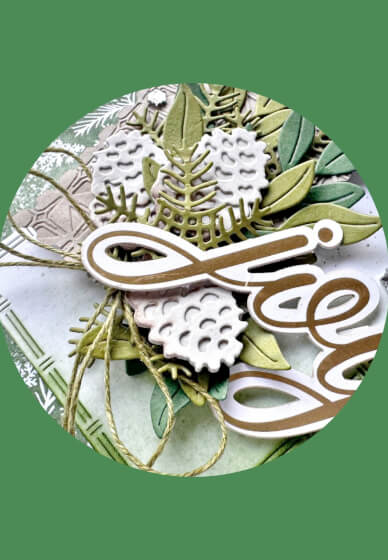 Make Elegant Pine Snowflakes Cards: Virtual Retreat