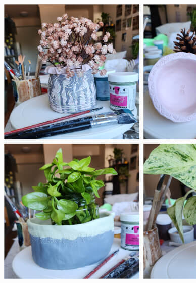 Make Funky and Unique Pottery Planters Workshop