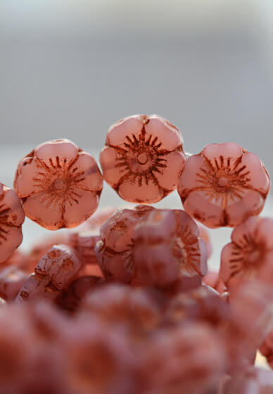 Make Your Own Beaded Earrings Kit and Workshop - Pink