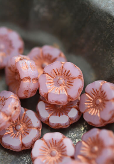 Make Your Own Beaded Earrings Kit and Workshop - Pink