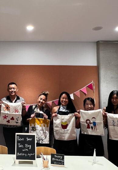 Make Your Own Canvas Bag Painting Class