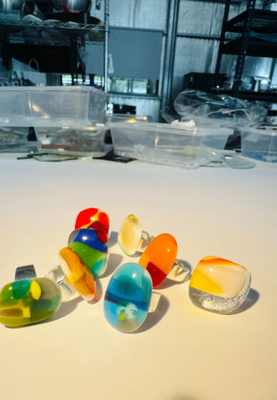 Make Your Own Fused Glass Jewellery Class
