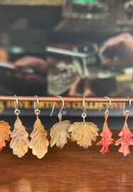 Make Your Own Leaf Earring Class