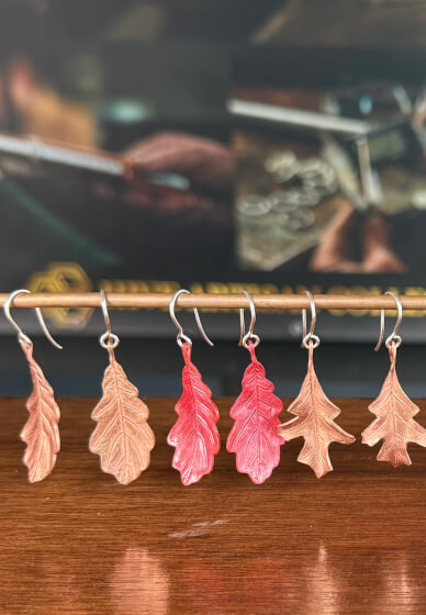 Make Your Own Leaf Earring Class