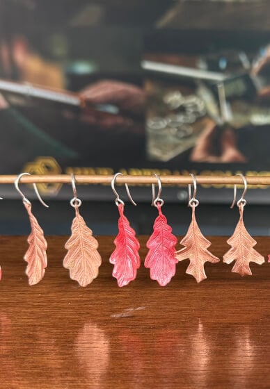 Make Your Own Leaf Earring Class