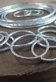 Make Your Own Stacking Silver Bangle Making Class