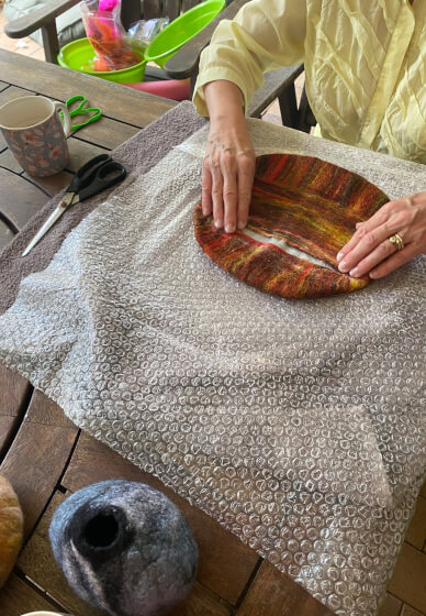 Wet Felting Workshop: Make Your Own Purse