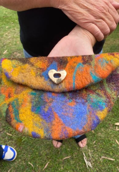 Wet Felting Workshop: Make Your Own Purse
