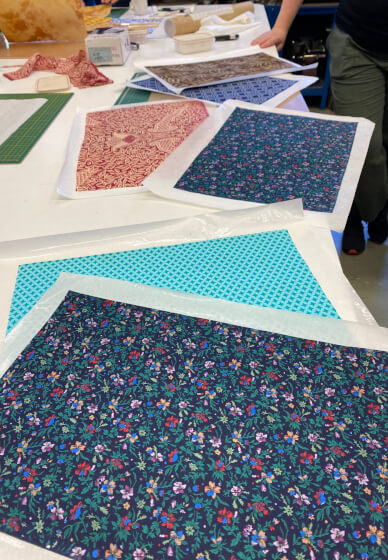 Making Bookcloth Workshop