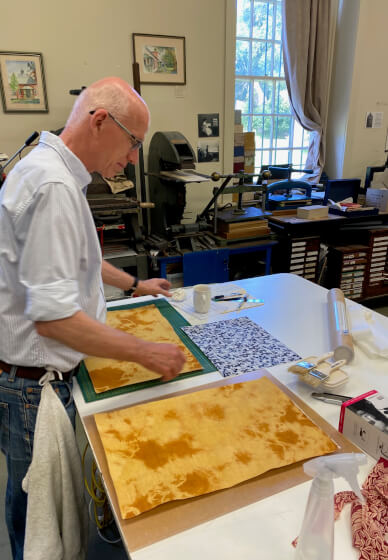 Making Bookcloth Workshop