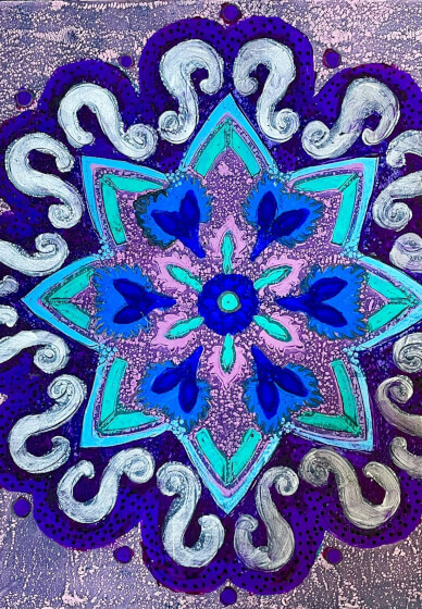 Gel Plate Mandala Art Workshop for Beginners