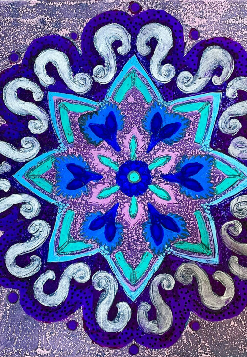 Gel Plate Mandala Art Workshop for Beginners