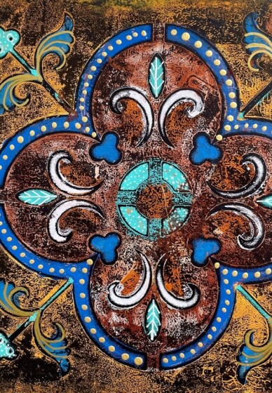 Gel Plate Mandala Art Workshop for Beginners