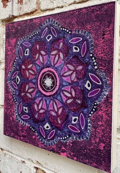 Gel Plate Mandala Art Workshop for Beginners