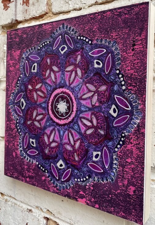 Gel Plate Mandala Art Workshop for Beginners