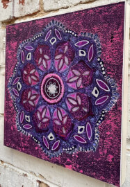 Gel Plate Mandala Art Workshop for Beginners