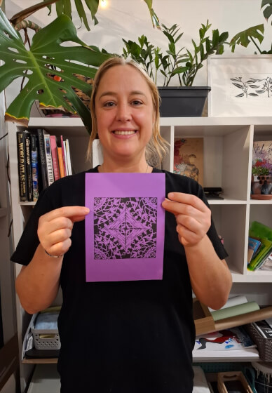 Mandala Lino Print Workshop