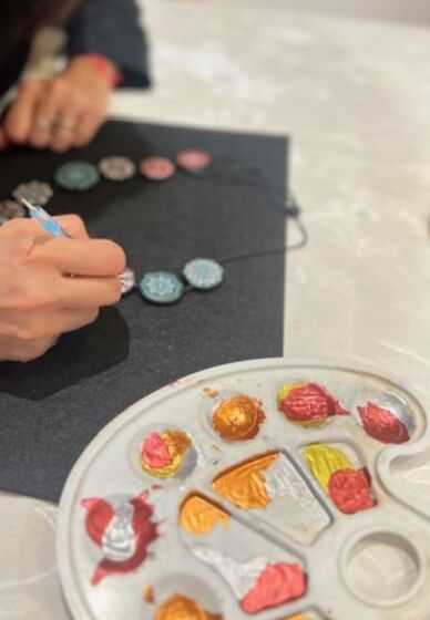 Mandala Magic: Paint Your Own Necklace Workshop