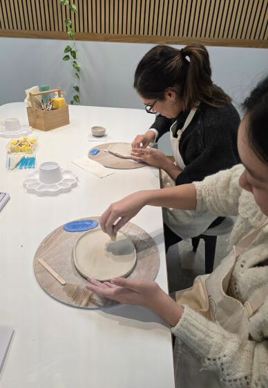 Mandala Plate Making Pottery Class