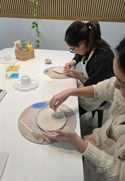 Mandala Plate Making Pottery Class