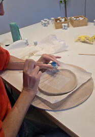 Mandala Plate Making Pottery Class