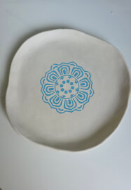 Mandala Plate Making Pottery Class