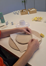 Mandala Plate Making Pottery Class