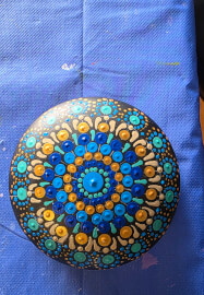Mandala Stone or Candle Holder Painting Workshop