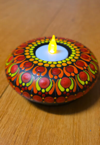 Mandala Stone or Candle Holder Painting Workshop